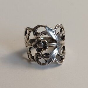 Hazel Sterling Silver Spoon Ring by Silver Spoon Jewelry